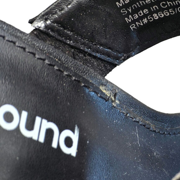 Abound NWOB Carina Block Triangle heels‎ Size 5.5 Black Sparkle - Picture 4 of 6